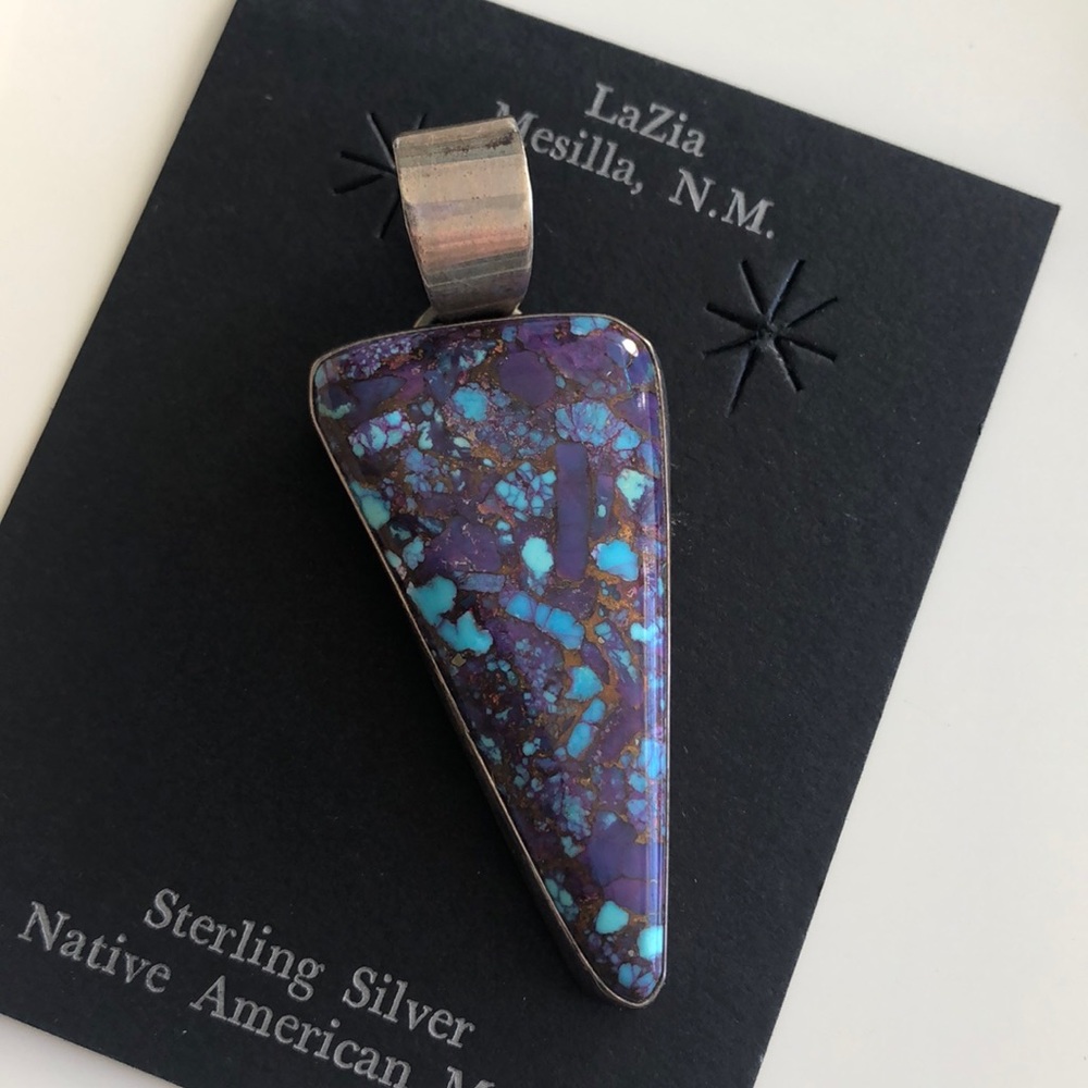 Sterling Silver Stone Necklace Pendant